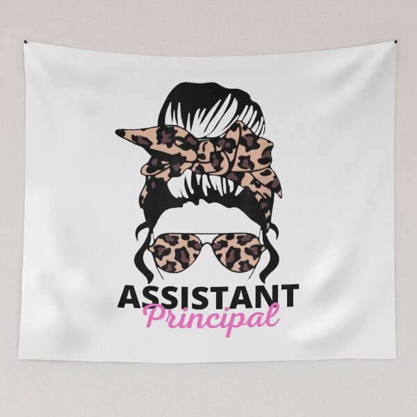 Item preview, Assistant Principal Messy Bun Job Title School Worker designed and sold by Rachiirt.