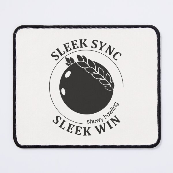 Item preview, Showy bowling. Sleek win (black print) designed and sold by Aceofspace3000.