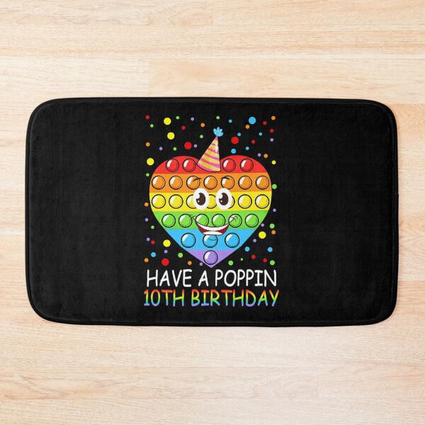 Item preview, Have A Poppin 10th 10 Years Old Girls Racerback Tank Top designed and sold by desireeowe.