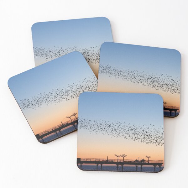 Item preview, Starling traffic jam designed and sold by GreyFeatherPhot.