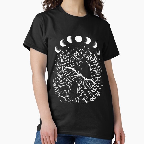 Item preview, Cottagecore Mushroom Fungi: Witchy Mycology Grunge, Fairycore Magic, Moonphase Goblincore Forest designed and sold by MinistryOfFrogs.