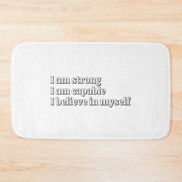Item preview,  I am strong I am capable I believe in myself - daily positive affirmations designed and sold by Inspirationmotivation.