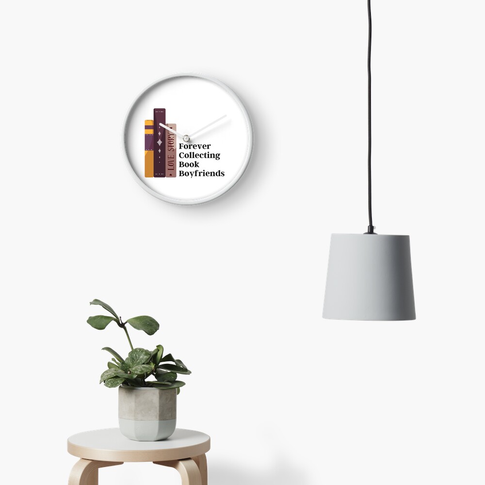 Item preview, Clock designed and sold by SheReadsRomance.