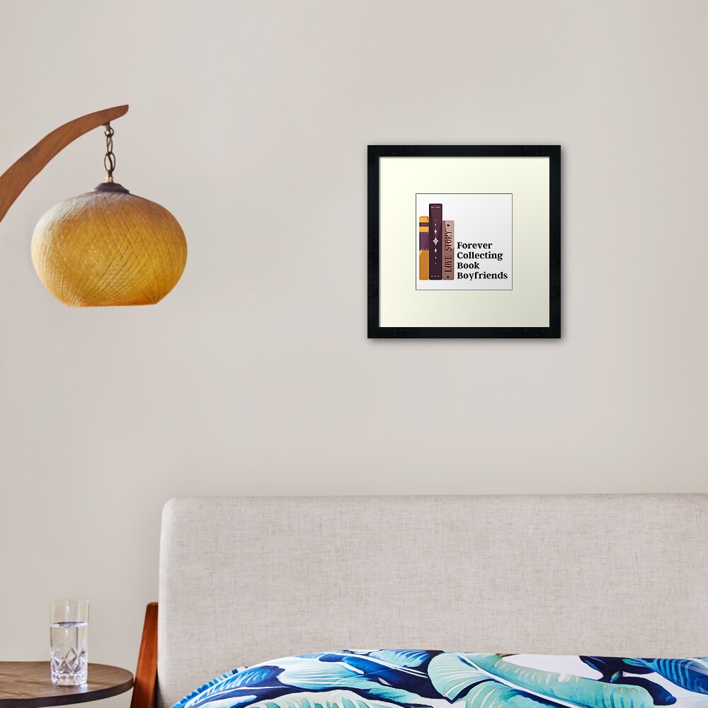 Item preview, Framed Art Print designed and sold by SheReadsRomance.