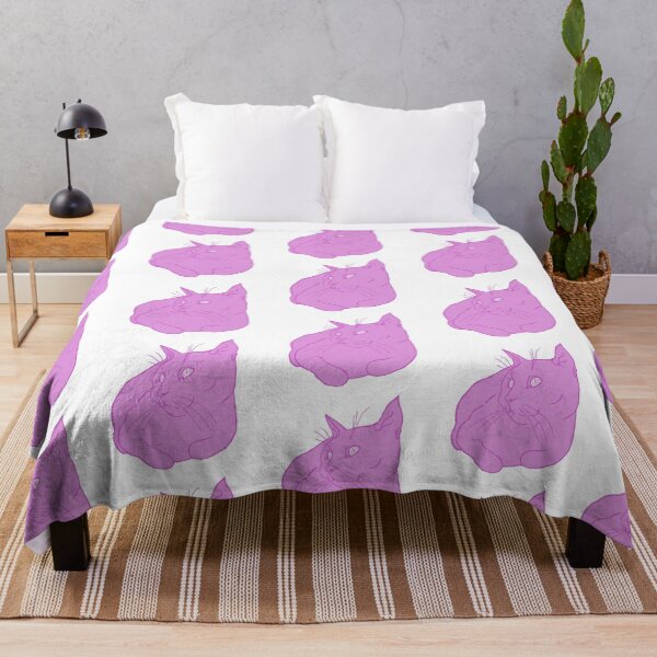 Item preview, Cute chubby chonky cat design - fat kitty in pink colour palette no.3 designed and sold by Balsamista-art.