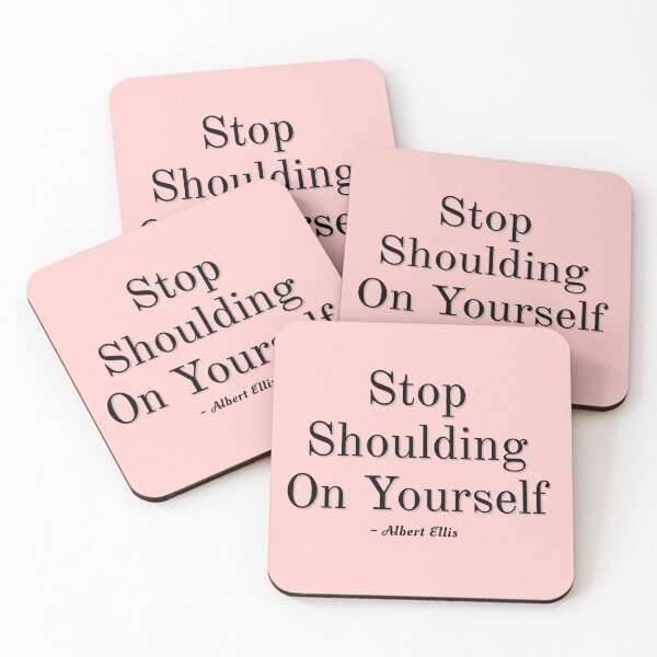 Item preview, Albert Ellis Stop Shoulding On Yourslelf designed and sold by PsychPsych.