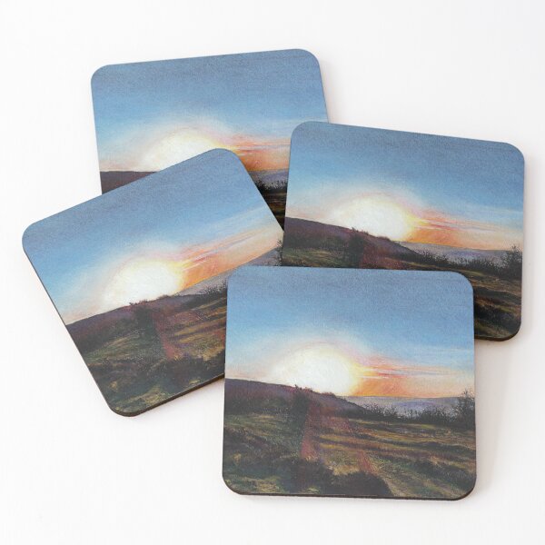 Item preview, Sunset over the Quantocks designed and sold by ituckerfineart.