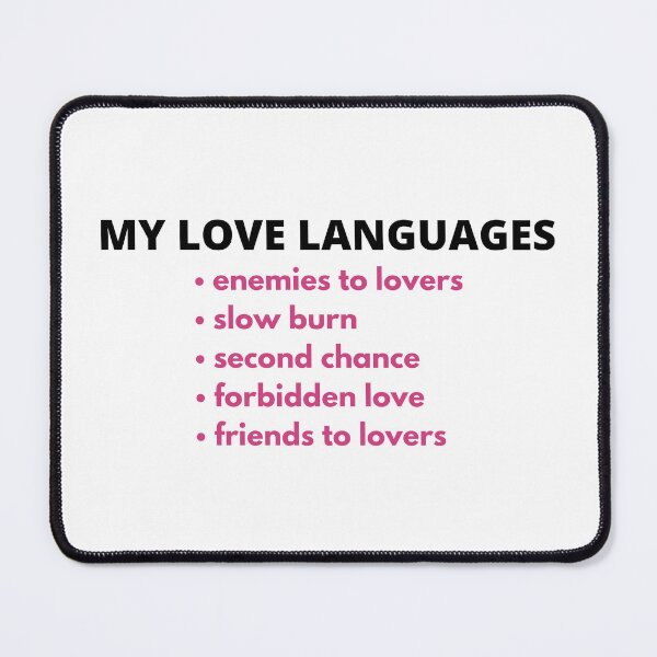Item preview, My Love Languages - for the Romance Book Reader designed and sold by SheReadsRomance.