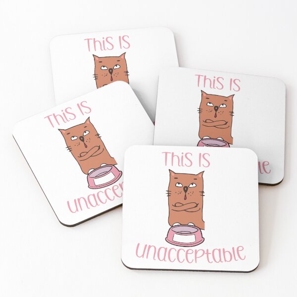 Item preview, This is Unacceptable Funny Cat designed and sold by HappyLifeCreate.