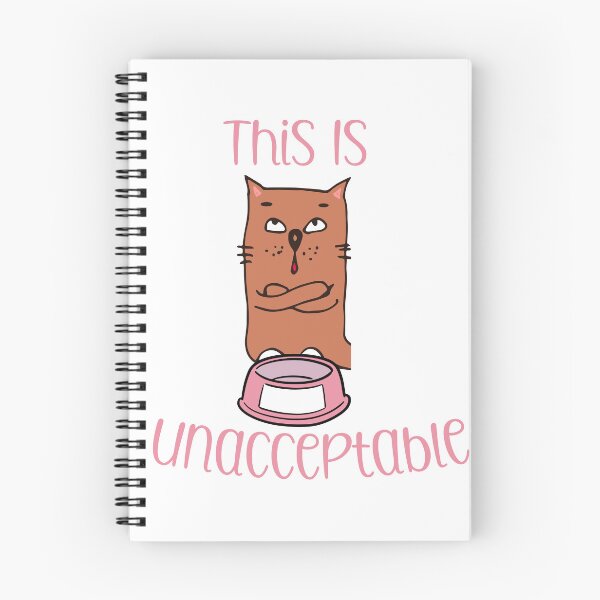 Item preview, This is Unacceptable Funny Cat designed and sold by HappyLifeCreate.
