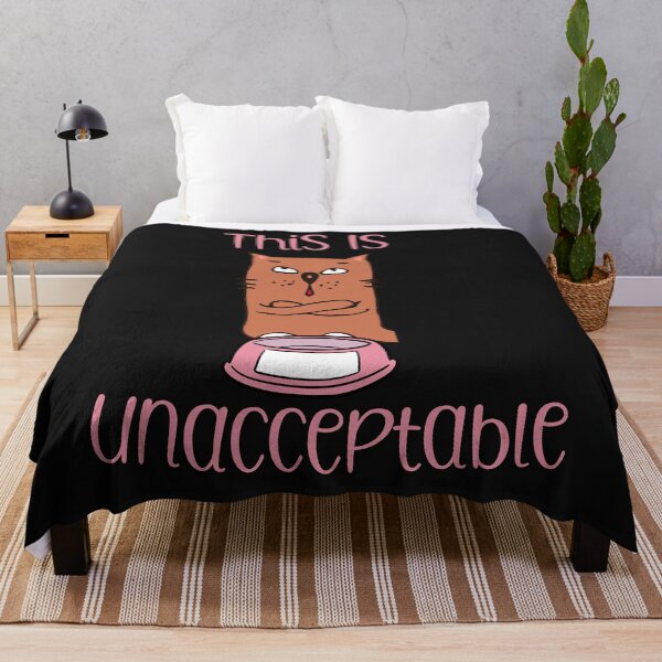Item preview, This is Unacceptable Funny Cat designed and sold by HappyLifeCreate.