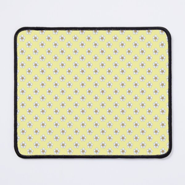 Item preview, Copy of White Flowers on Yellow Background designed and sold by Hanna McCown.