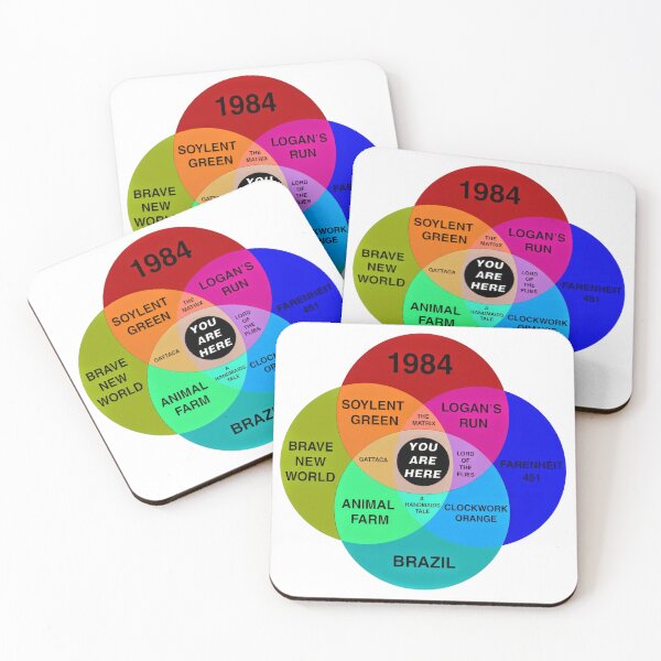 Item preview, dystopian Venn diagram you are here designed and sold by gypsyfy.