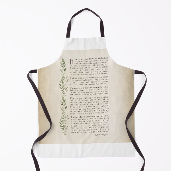 Item preview, IF, Inspired poem of Rudyard Kipling - UK's favorite poem designed and sold by MagaliC.