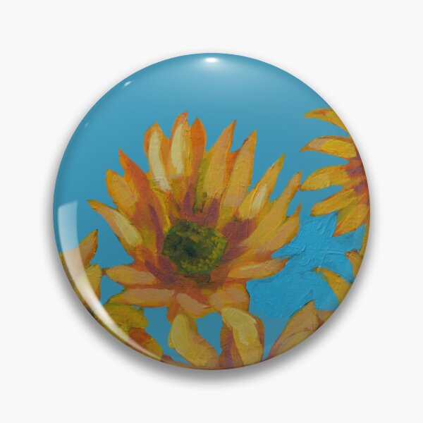 Item preview, Yellow Sunflower Painting designed and sold by BronikowskiART.