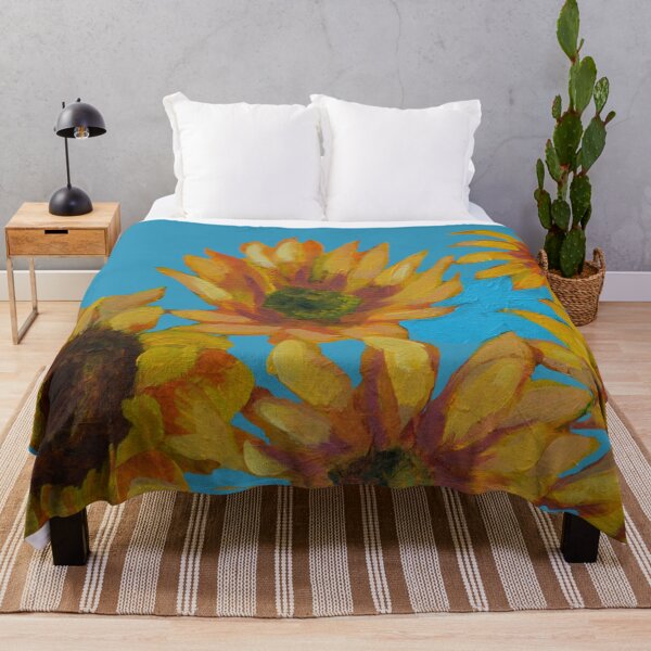 Item preview, Yellow Sunflower Painting designed and sold by BronikowskiART.