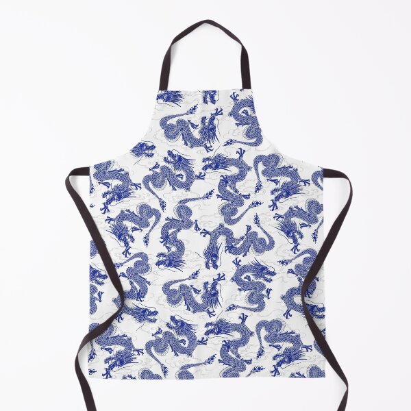 Aperçu de l'œuvre Motif de dragon bleu Loong créée et vendue par FirstwaterRuby.
