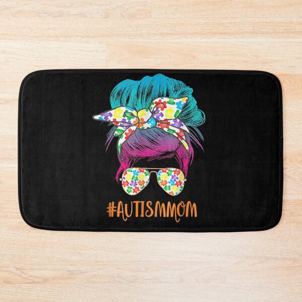 Artikelvorschau, Autism Mom Life Messy Bun Sonnenbrille Bandana Muttertag entworfen und verkauft von ElizabethxJime.