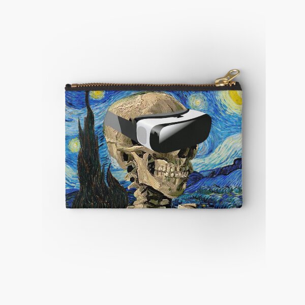 Artikelvorschau, Vincent Van Gogh Skull & Starry Night und VR-Headset (keine Zigarette) entworfen und verkauft von harborhouse55.