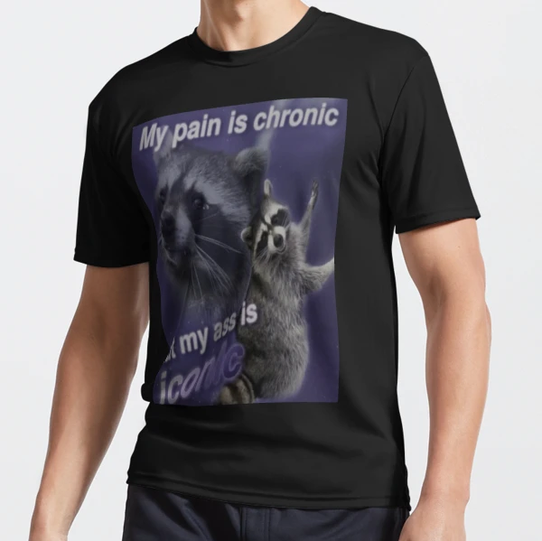 My Pain Is Chronic, But My Ass Is Iconic Shirt, Opossums T-shirt TE3684