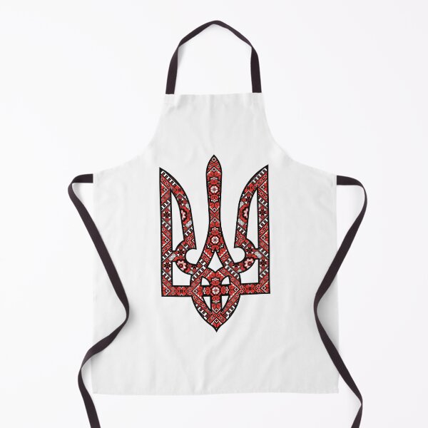 Item preview, Ukraine Coat of Arms Tryzub with Traditional Ornament designed and sold by boozkova-vorona.