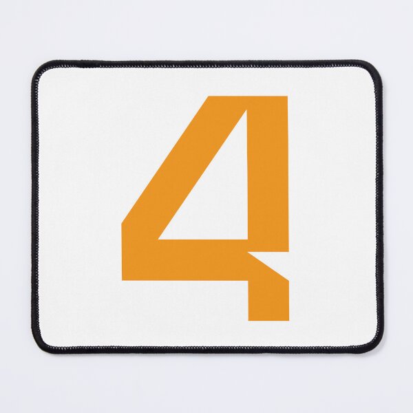 Item preview, 4 NOR. Driver Number 2022 Season (Orange) designed and sold by FilipeFerreira.