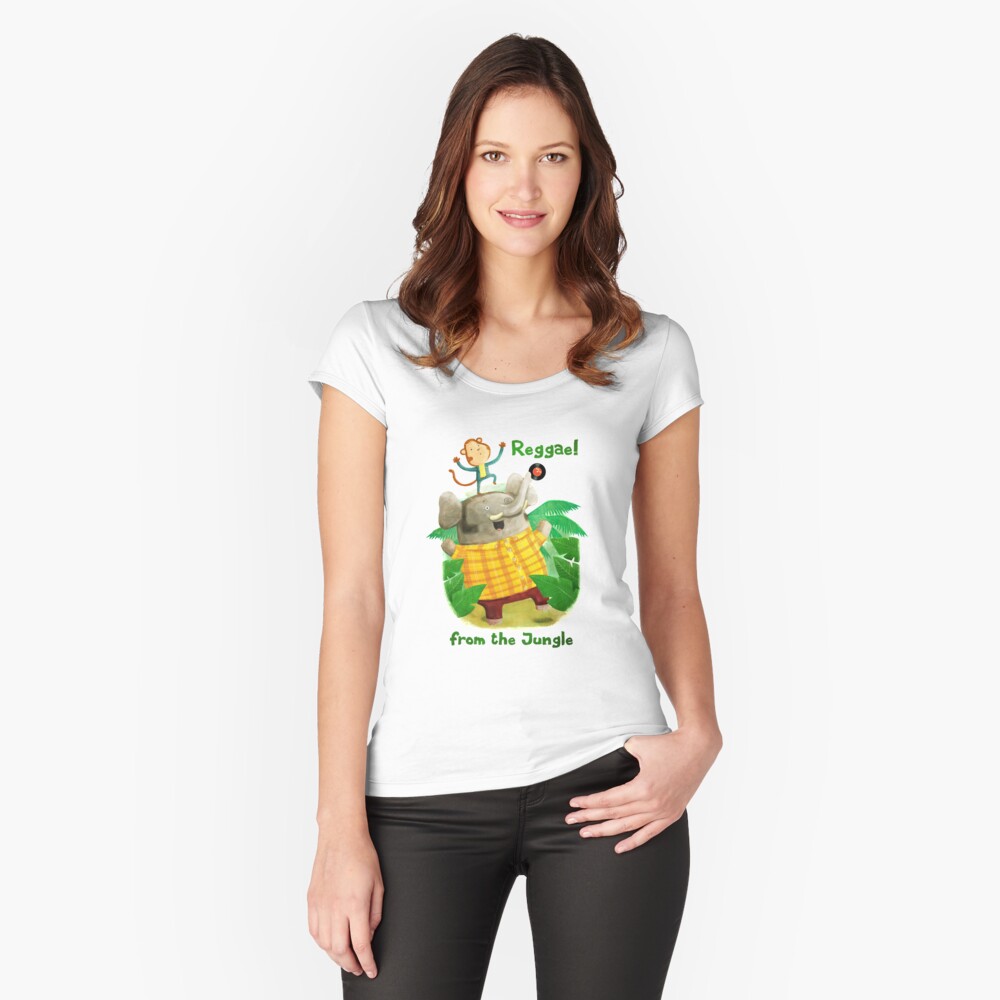 Item preview, Fitted Scoop T-Shirt designed and sold by colonelle.
