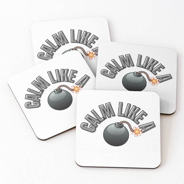 Item preview, Calm Like A Bomb - Calm Joke designed and sold by The Love Quill.