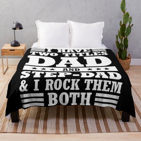Item preview, I have two titles dad & step-dad and I rock them both designed and sold by pnkpopcorn.