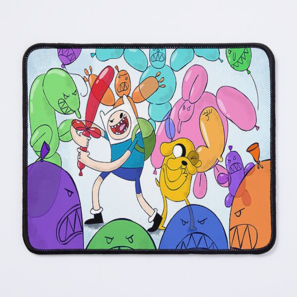 Item preview, Finn and Jake fighting evil balloons - adventure times designed and sold by illuminartt.