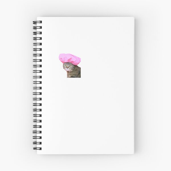 Item preview,  Funny cat in a showering hat sticker gift for cat lovers gift for cat owners  designed and sold by GhostAmine.