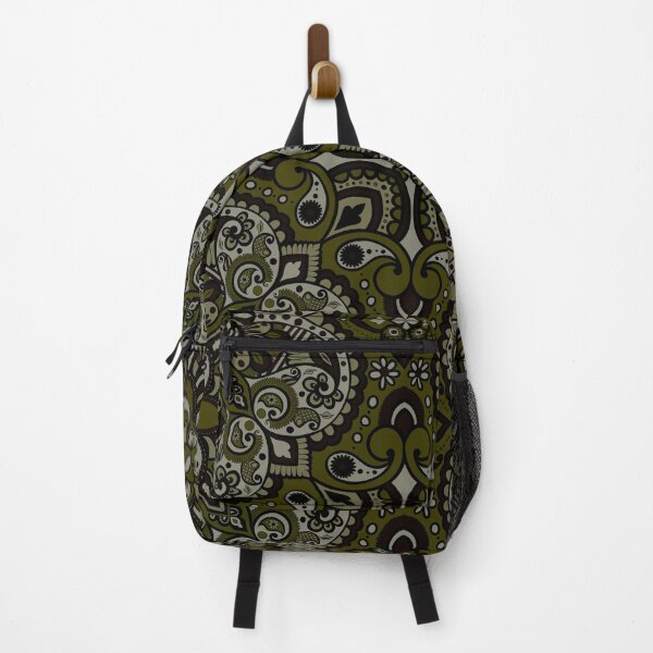 Item preview, Floral Mandala Repeat Pattern - Dark Army Green designed and sold by SemDesigns1.