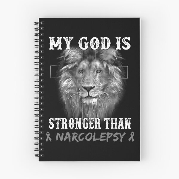 Item preview, Lion My God Is Stronger Than NARCOLEPSY Support NARCOLEPSY Warrior designed and sold by Hatjar.