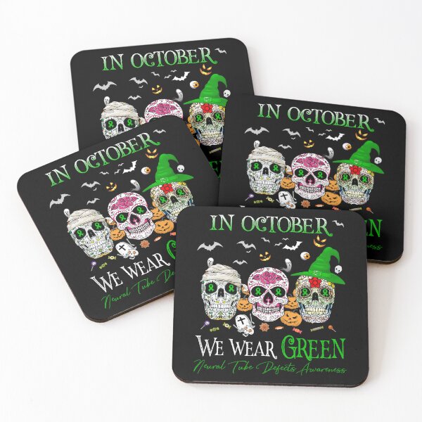 Item preview, In October We Wear Green Neural Tube Defects Awareness designed and sold by Sabfit.
