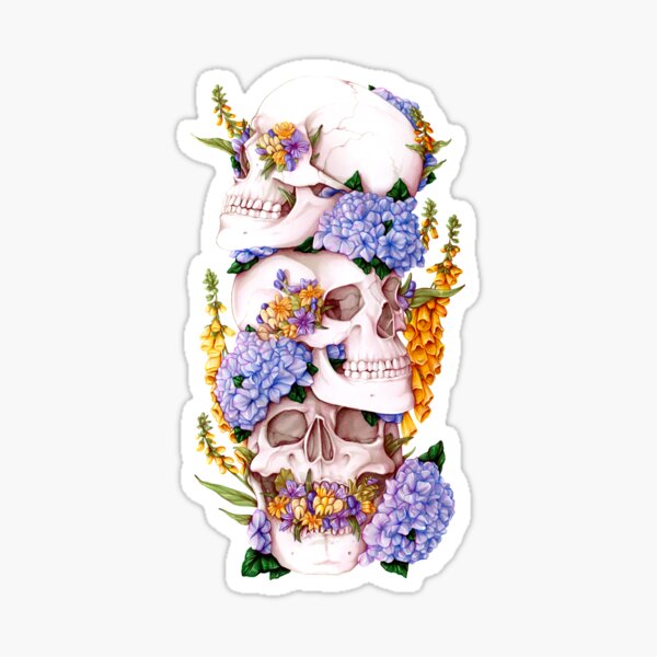 No Evil Skulls Sticker