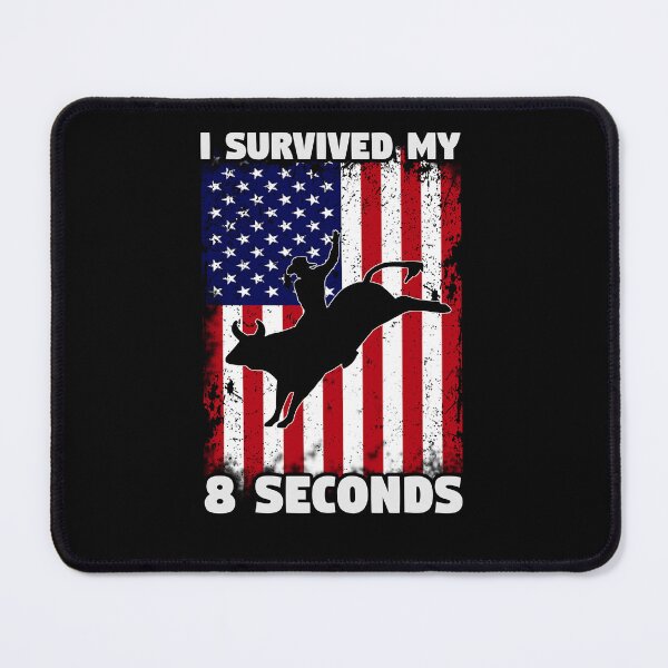 Item preview, I Survived My 8 Seconds - Bull Riding Rodeo Cowboy designed and sold by hintprint.
