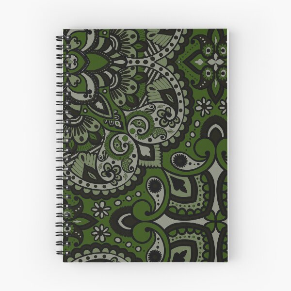 Item preview, Floral Mandala Repeat Pattern - Forest Green designed and sold by SemDesigns1.
