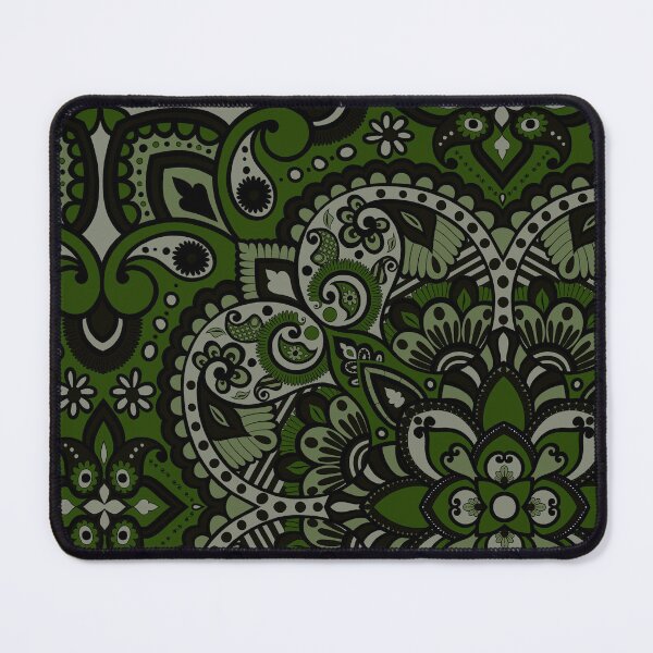 Item preview, Floral Mandala Repeat Pattern - Forest Green designed and sold by SemDesigns1.