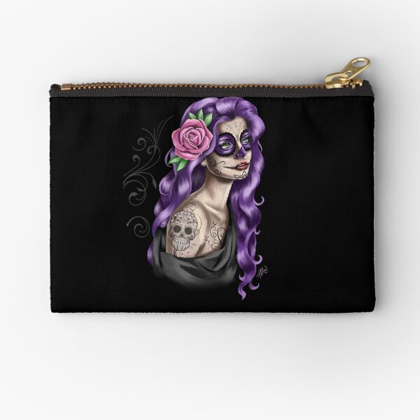 Day of the Dead Girl Zipper Pouch