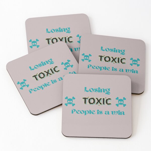 Item preview, Losing toxic people is a win.   designed and sold by Doggymadness.
