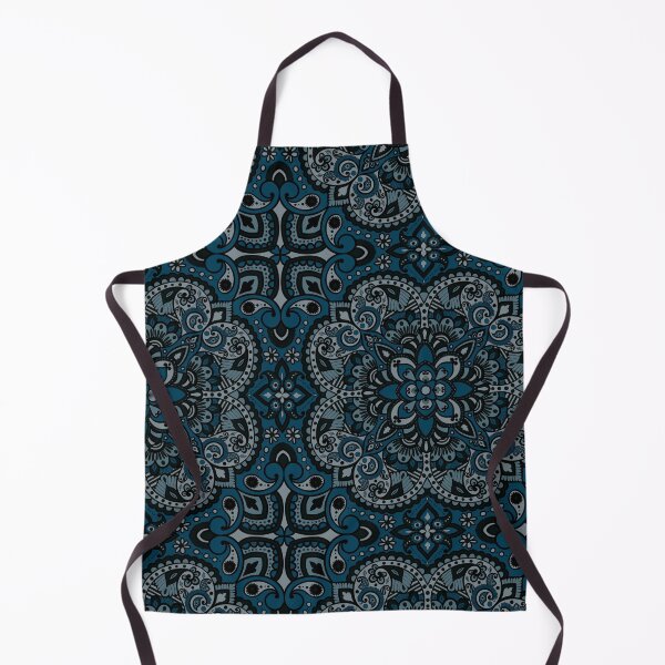 Item preview, Floral Mandala Repeat Pattern - Dark blue designed and sold by SemDesigns1.
