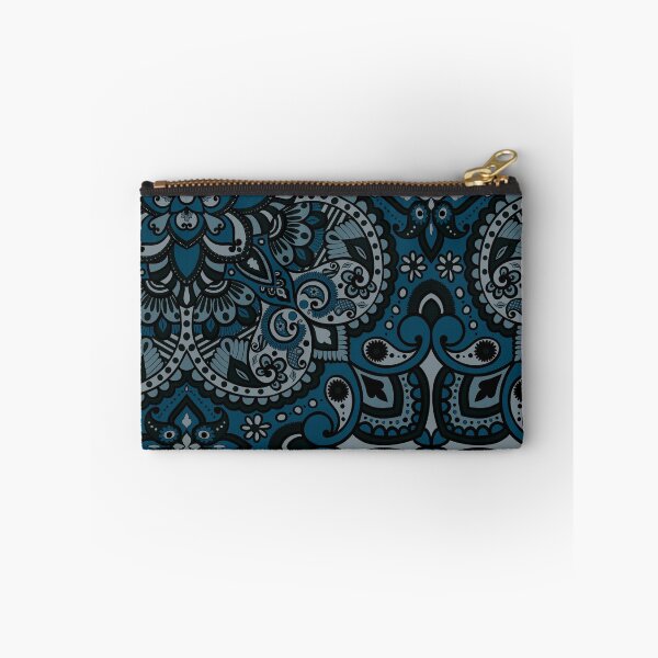 Item preview, Floral Mandala Repeat Pattern - Dark blue designed and sold by SemDesigns1.