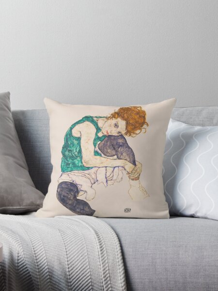 Item preview, Seated Woman by Egon Schiele designed and sold by TeeARTHY.