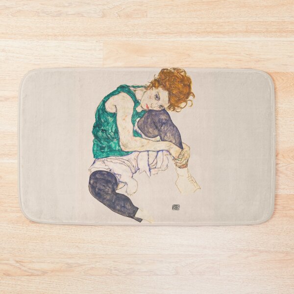 Item preview, Seated Woman by Egon Schiele designed and sold by TeeARTHY.