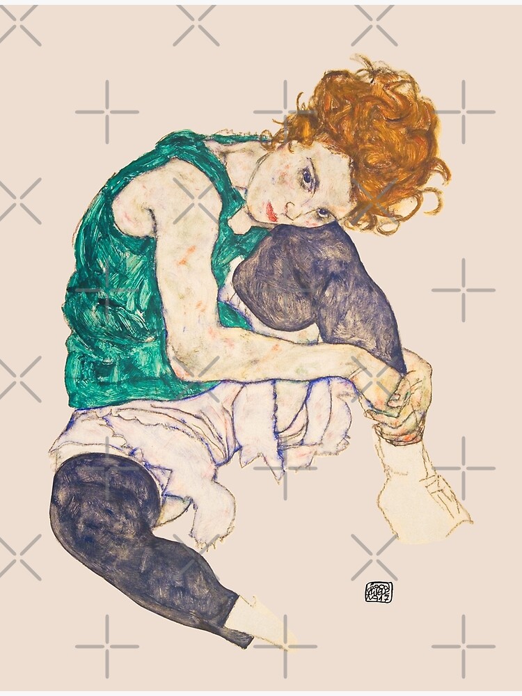 ARTCANVAS Zeichnungen IX 1915 by Egon Schiele Canvas shops Art Print