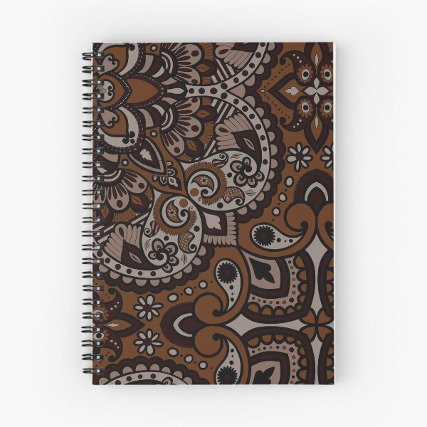 Item preview, Floral Mandala Repeat Pattern - Brown designed and sold by SemDesigns1.