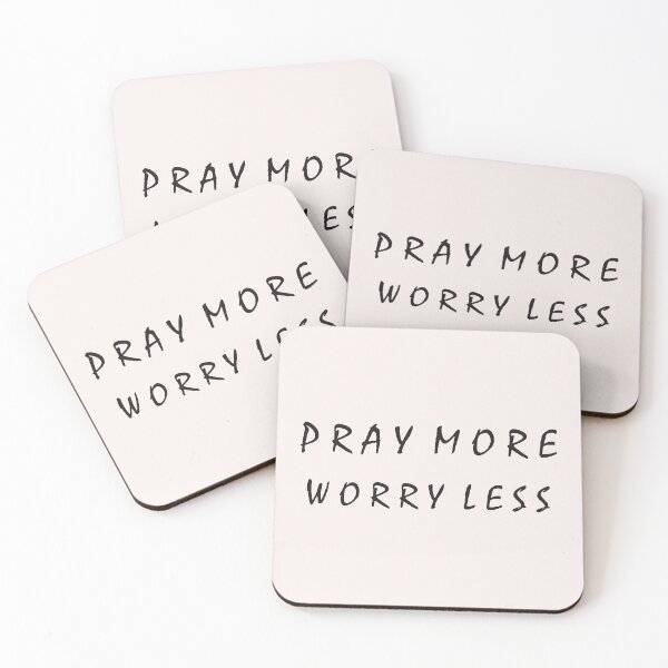 Item preview, Pray, More, Worry, Less, God, Love, Good, Forgive, Jesus, Christ, Mary, Joseph, Angels, Saints, Mercy, Prayer, Hope, Faith, Repent designed and sold by Ivan333Croatia.