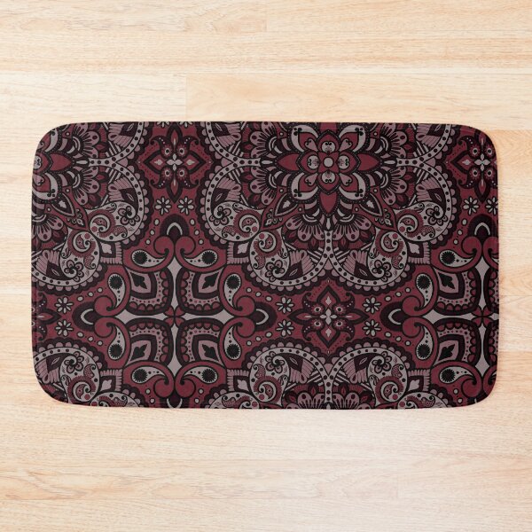 Item preview, Floral Mandala Repeat Pattern - Dark Pink designed and sold by SemDesigns1.