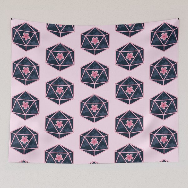 Item preview, Sakura D20 Dice designed and sold by Stephanie Otano.