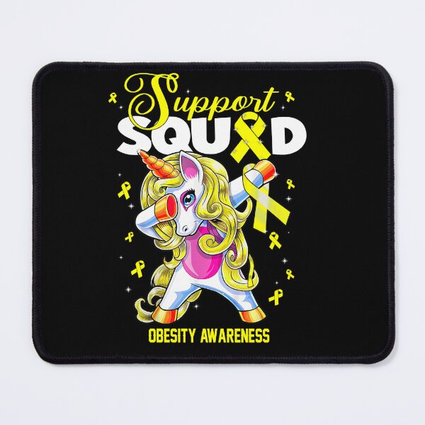 Item preview, Cute Unicorn Support Squad Obesity Awareness Men Women Kid designed and sold by tenjun16.